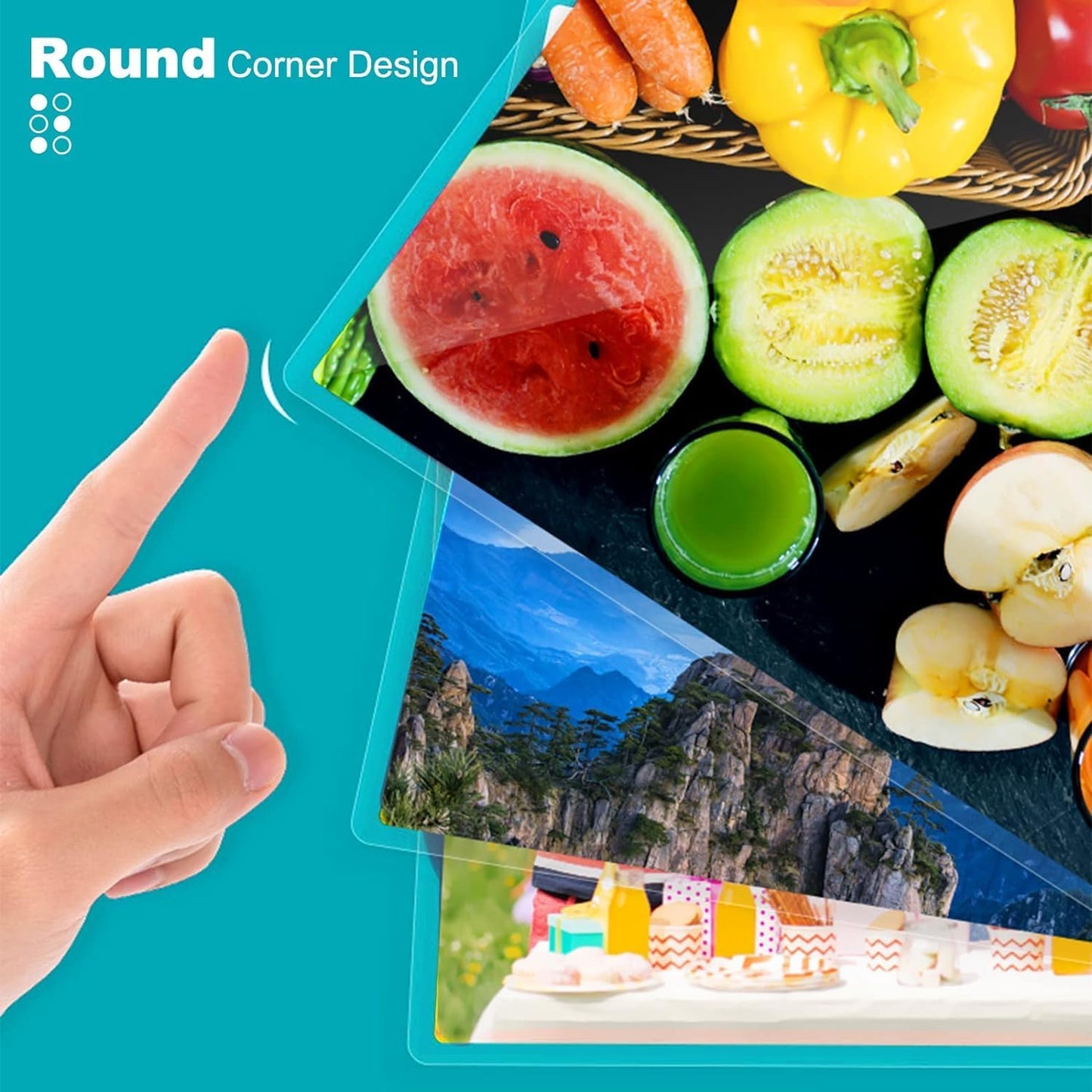 3 mil Thermal Laminating Sheets, Holds 8.5" x 11" Sheets, Thermal Laminating Pouches for Laminator, 9" X 11.5" Letter Size Thermal Laminating Paper, Round Corner 200 Pack