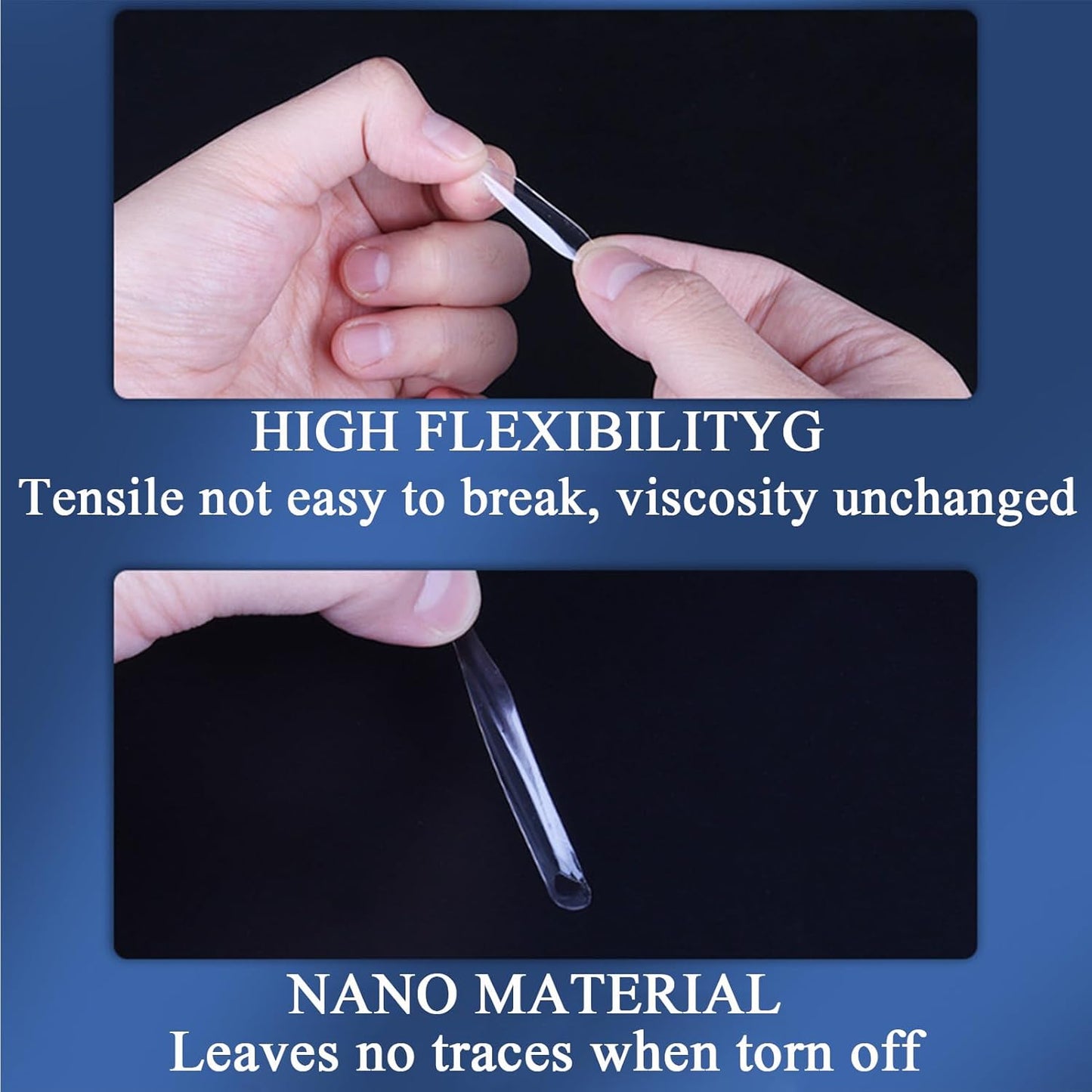 Adhesive Stick dots Two-Sided Sided Mounting Putty Stick Tack for Wall Hanging Crafts Balloons Festival Party Decorations,Clean Removable(0.31"*0.51"-400)