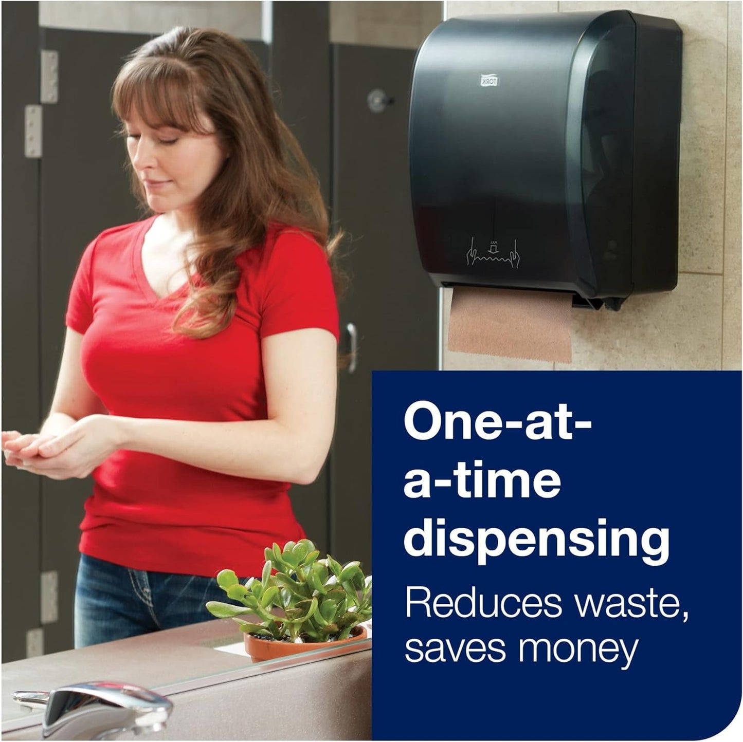 Tork Hand Towel Roll, Natural, Universal, H80, Extra Large, 100% Recycled, 1-Ply, 6 Rolls x 1000 ft, 8031000