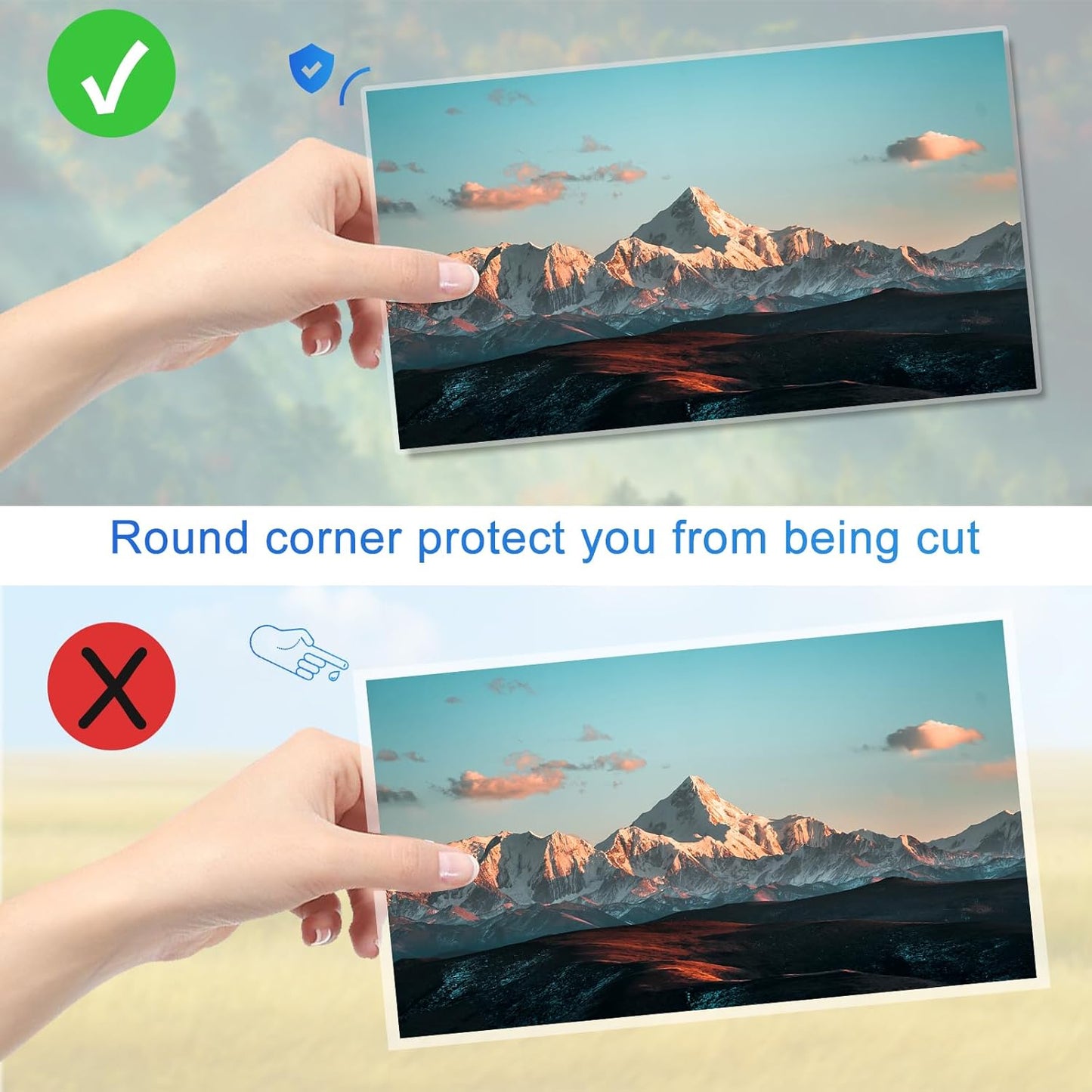 500 Pack Laminating Sheets, 5Mil 9" x 11.5" Laminating Pouches，5Mil Clear Thermal Lamination Sheet Paper for Laminator, Holds 8.5 x 11 Inch Sheets