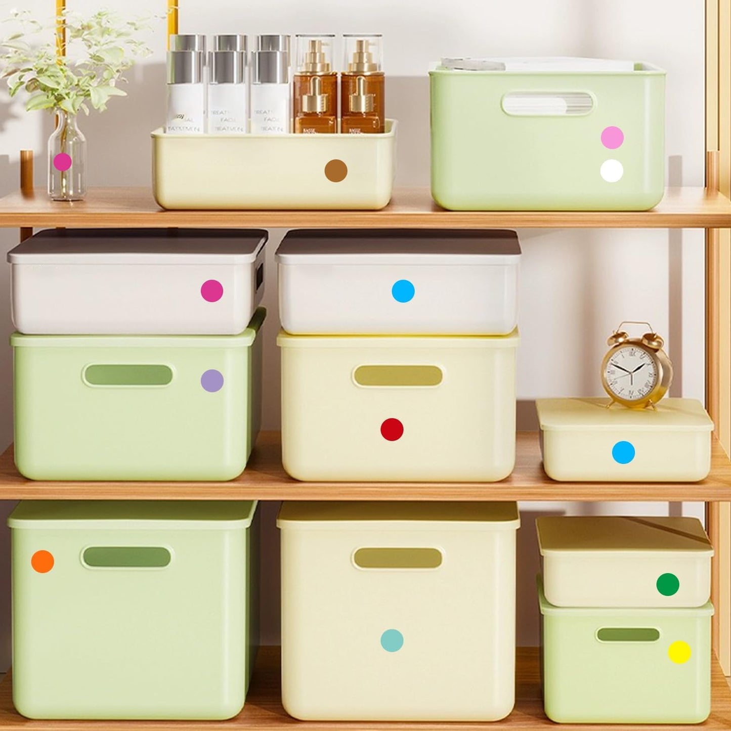 0.75 Inch Removable Color Code Dot Sticker Round Labels,Garage Sale Stickers Price Tags Label Blank Yard Sale Circle Dot Stickers(1050 Pack,Blue)