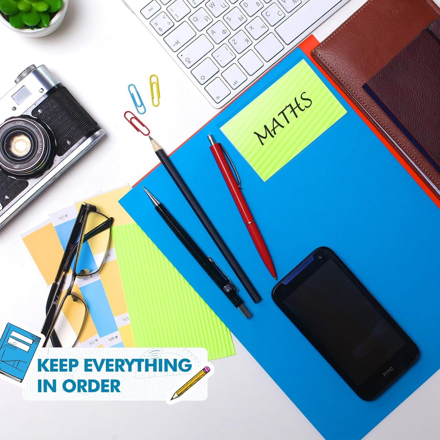 Outus Self Adhesive Shop Ticket Holders Clear Plastic Sleeves Adhesive Pockets Work Order Job Ticket Holders for Home Office Posting Signs(6 x 4 Inch,60 Pcs)