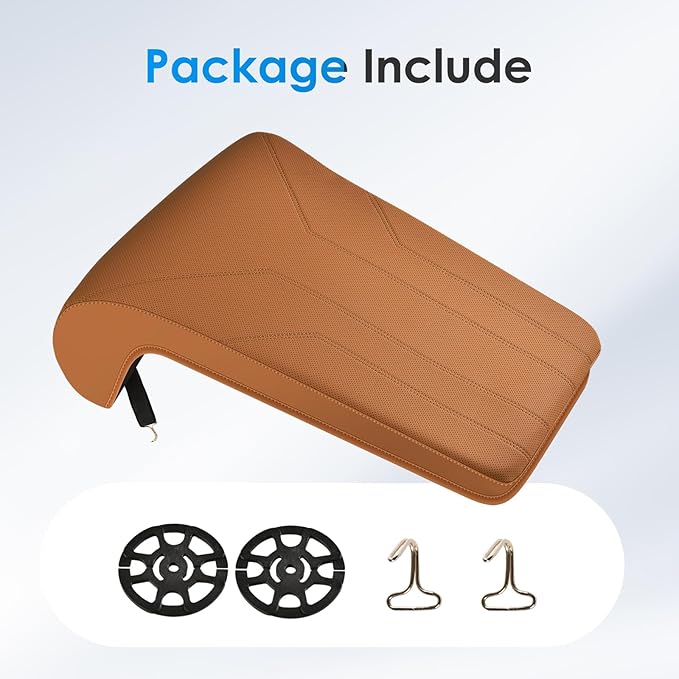 FLORICH Car Seat Extender Leg Extender Support Cushion for Driver Seats Office Chair, Leather Carseat Leg Support for Long Drivers Universal Car Seat Cushion Legs Rest Pads-Dark Brown
