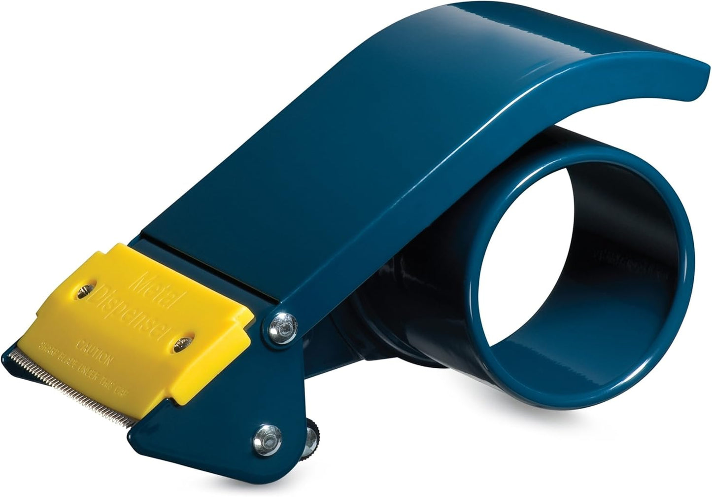 WOD Excell ET-366 Heavy Duty Metal Frame Filament Strapping Tape Dispenser: Fits 3 inch Wide, Blue
