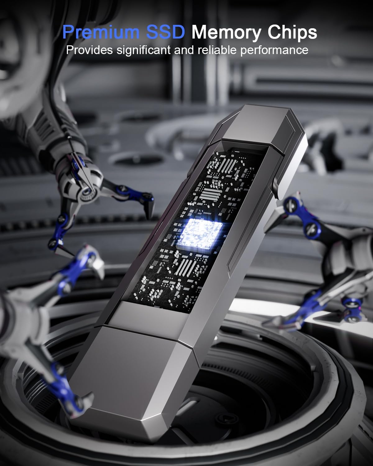 Vansuny 1TB USB Solid State Drive Up to 1000MB/s 3.2 Gen 2 Dual SSD USB A + Type C Portable External SSD for Android Phone Tablet Laptop MacBook PC