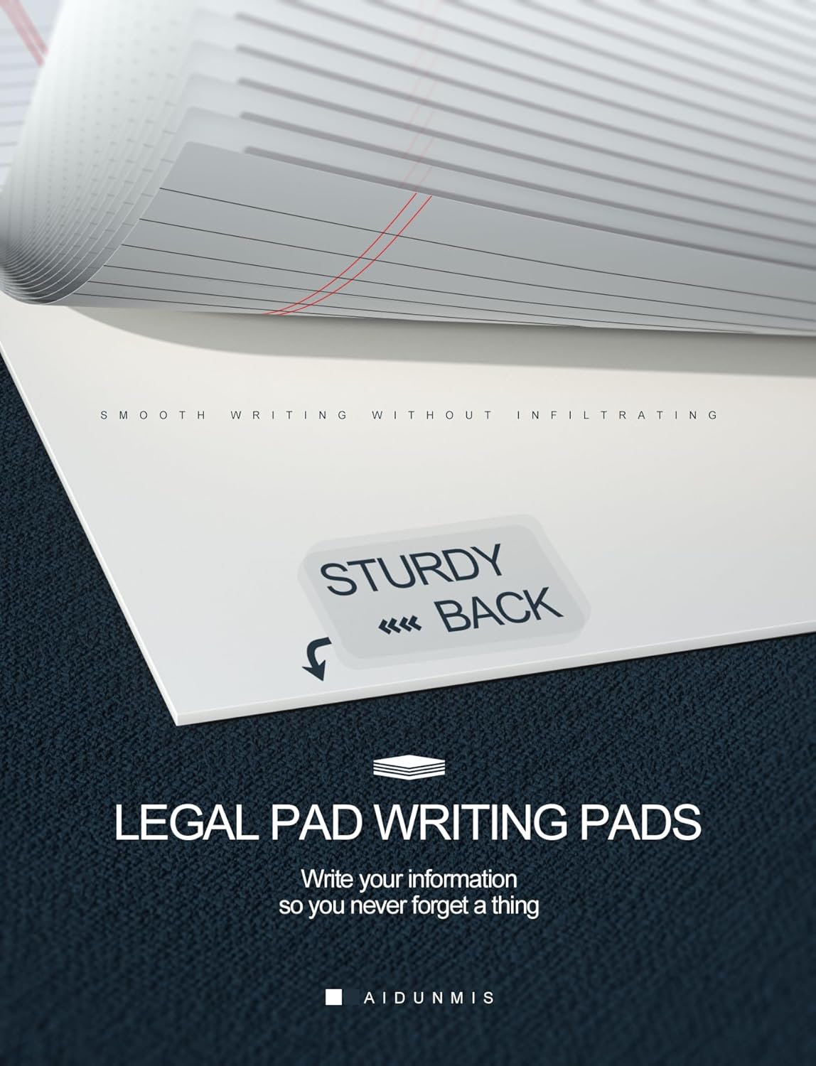 36 Pack Small Legal Pads 5x8 White Note Pads 5x8 College Ruled Paper Tablets for Office 80 GSM Paper Pads Narrow Ruled Legal Pad White Small Notepad 30 Sheets Writing Pad Lined Notepads for Office