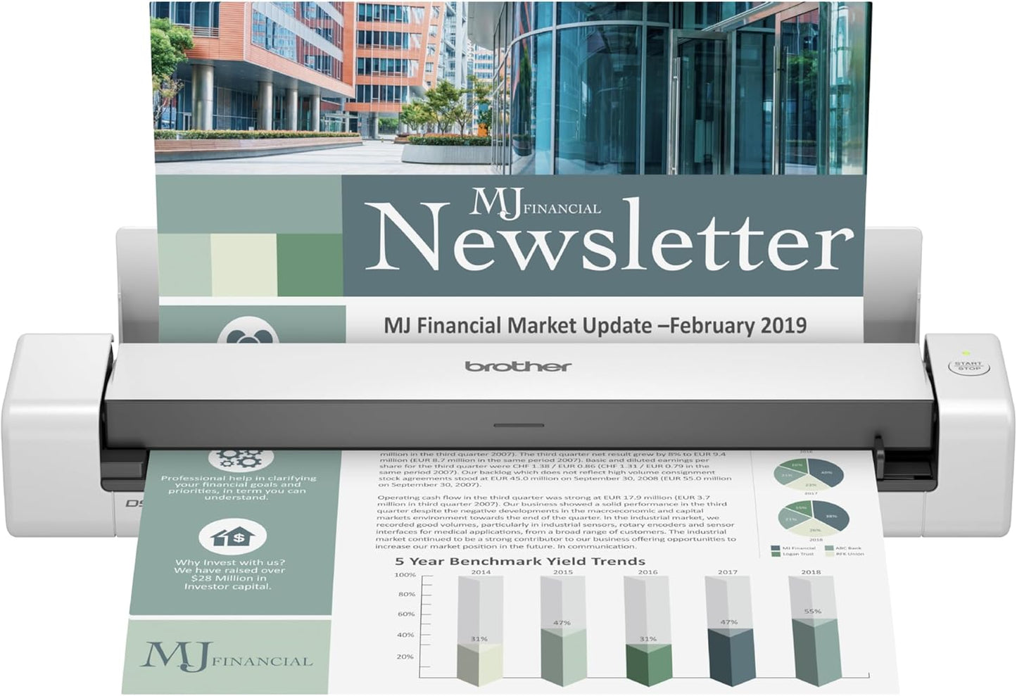 Brother DS-740D Duplex Compact Mobile Document Scanner