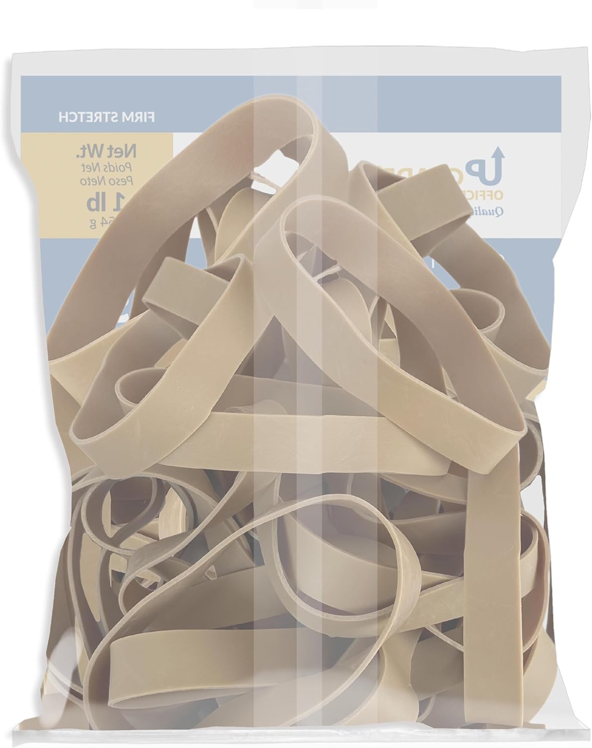 Upgrade Office Supply UPG234107 Rubber Bands, Size 107 (7 x 5/8), 40 Bands, 1 lb Bag, USA