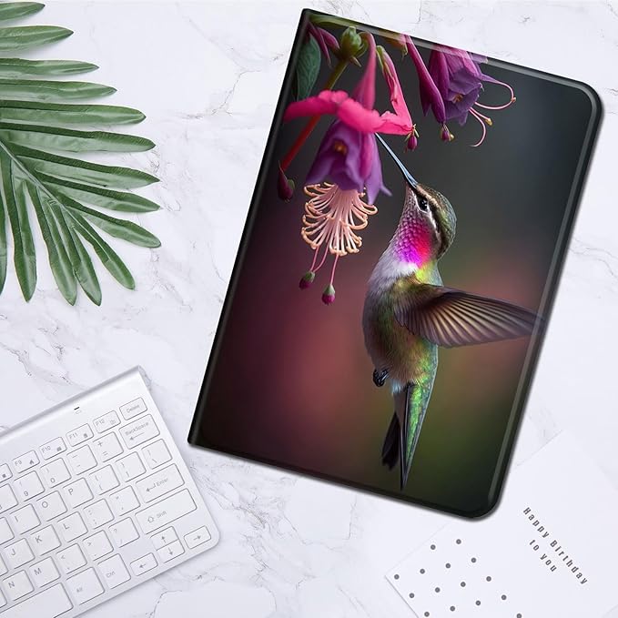 for Amazon Kindle Fire Max 11 Case (13th Generation, 2023 Release) 11",Slim Lightweight Smart Shell Stand Cover with Auto Wake/Sleep for All-New Fire 11 Max Tablet,Hummingbird Pink Cherry