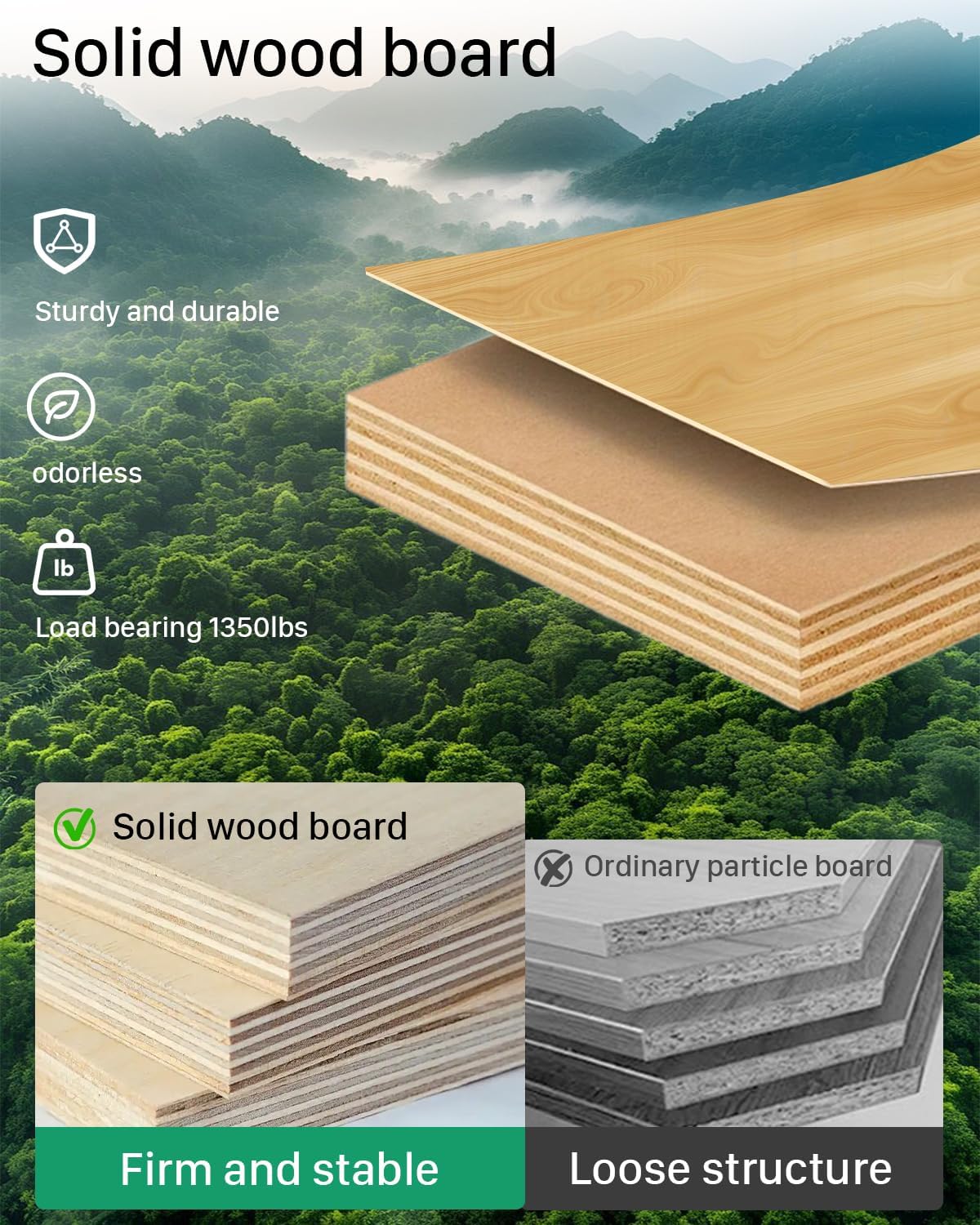 L Shaped Reception Desk, Solid Wood Front Desk with Counter & Lockable Drawers, Retail Checkout Customer 2 Person Secretary Desks for Home Office Lobby Store (70in,Right)