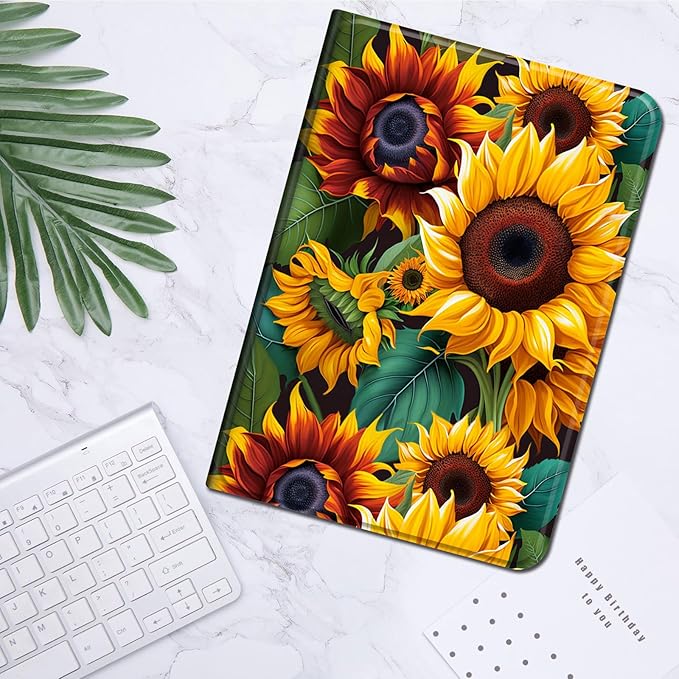for Amazon Kindle Fire Max 11 Case (13th Generation, 2023 Release) 11",Slim Lightweight Smart Shell Stand Cover with Auto Wake/Sleep for All-New Fire 11 Max Tablet,Beautiful Sunflower
