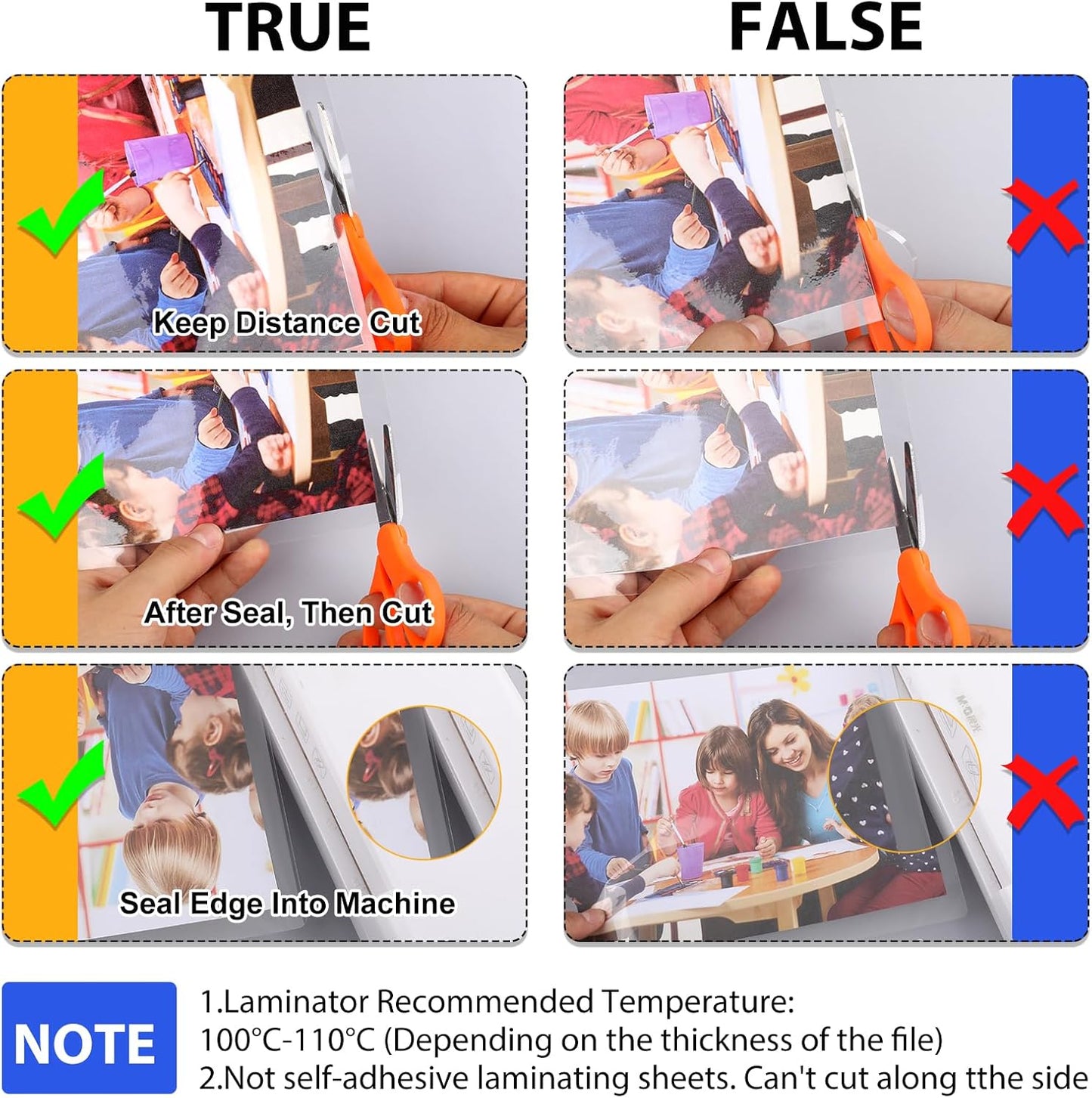 500 Pack Laminating Sheets, Holds 8.5 x 11 Inch Sheets, 3 mil, 9 x 11.5 Inches Thermal Laminating Pouches Lamination Sheet Paper for Laminator, Clear, Letter Size, Office and School Supplies