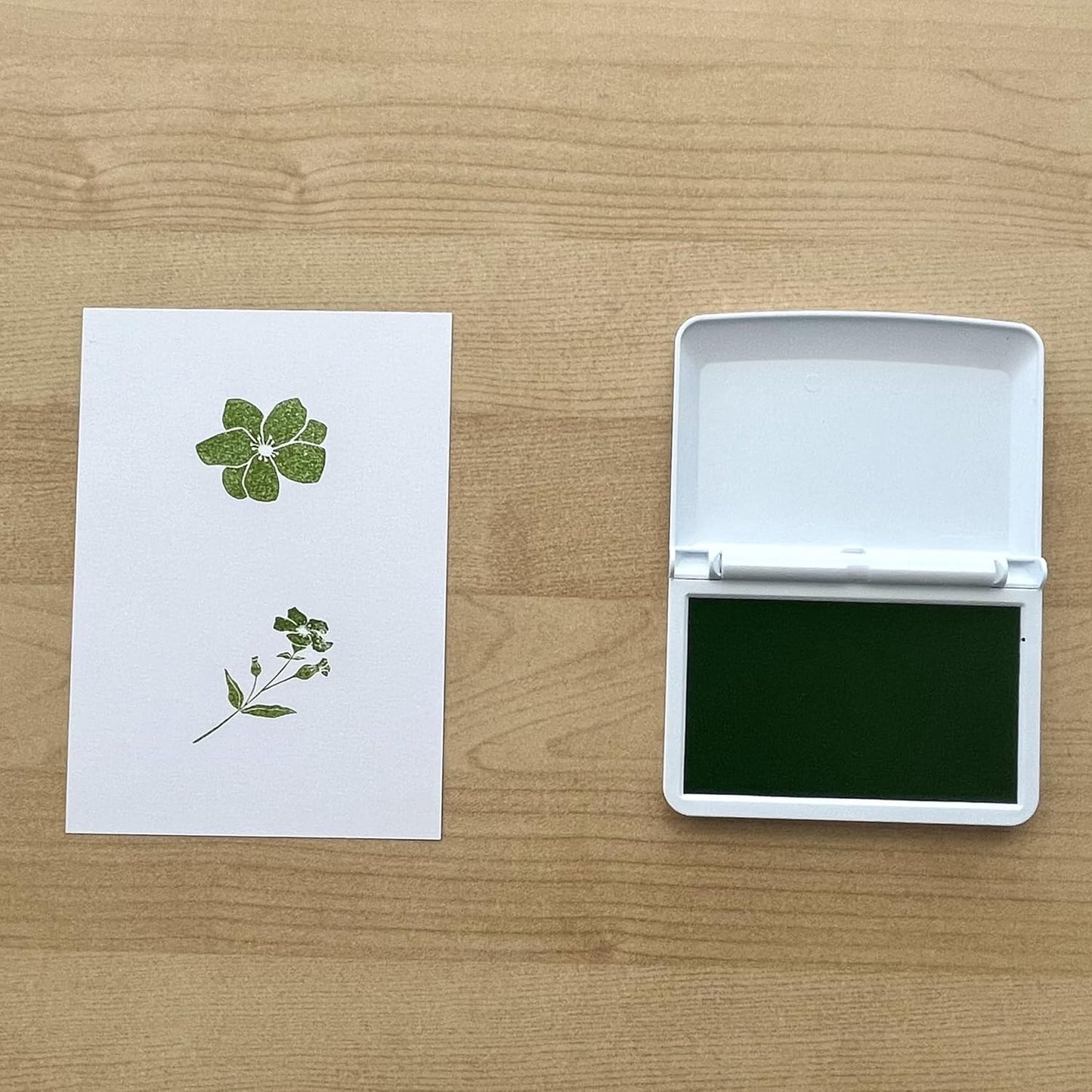 COLOP Make Series, Ink Stamp Pads, with Non-Toxic Premium Ink, Water-Based Acid-Free (Smooth Green, Make 2-2-3/4" x 4-1/4")