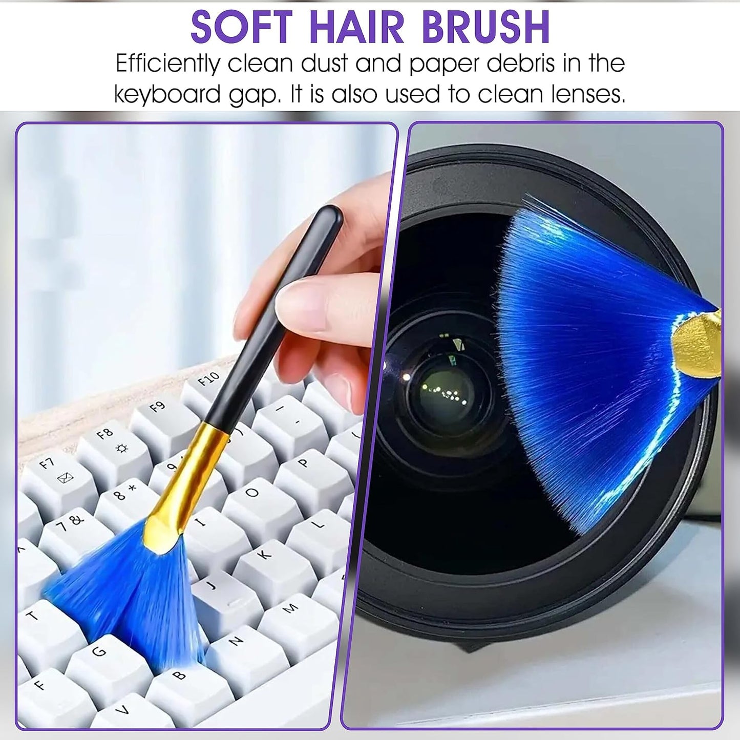 Swanky Screen Cleaner Kit: 6-Pack Microfiber Cloths & Electronic Cleaner Spray for TV, iPad, iPhone, Monitor & Laptop (17 Oz)