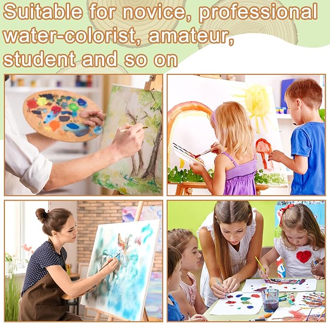 TaoBary 300 Pcs Watercolor Paper Sheet Bulk White Cold Press Paper Pack 110 lb 230 GSM Sketch Painting Watercolor Pad for Watercolorist Beginning Artists Adults Drawing Craft(5.5 x 8.5 Inch,230 GSM)