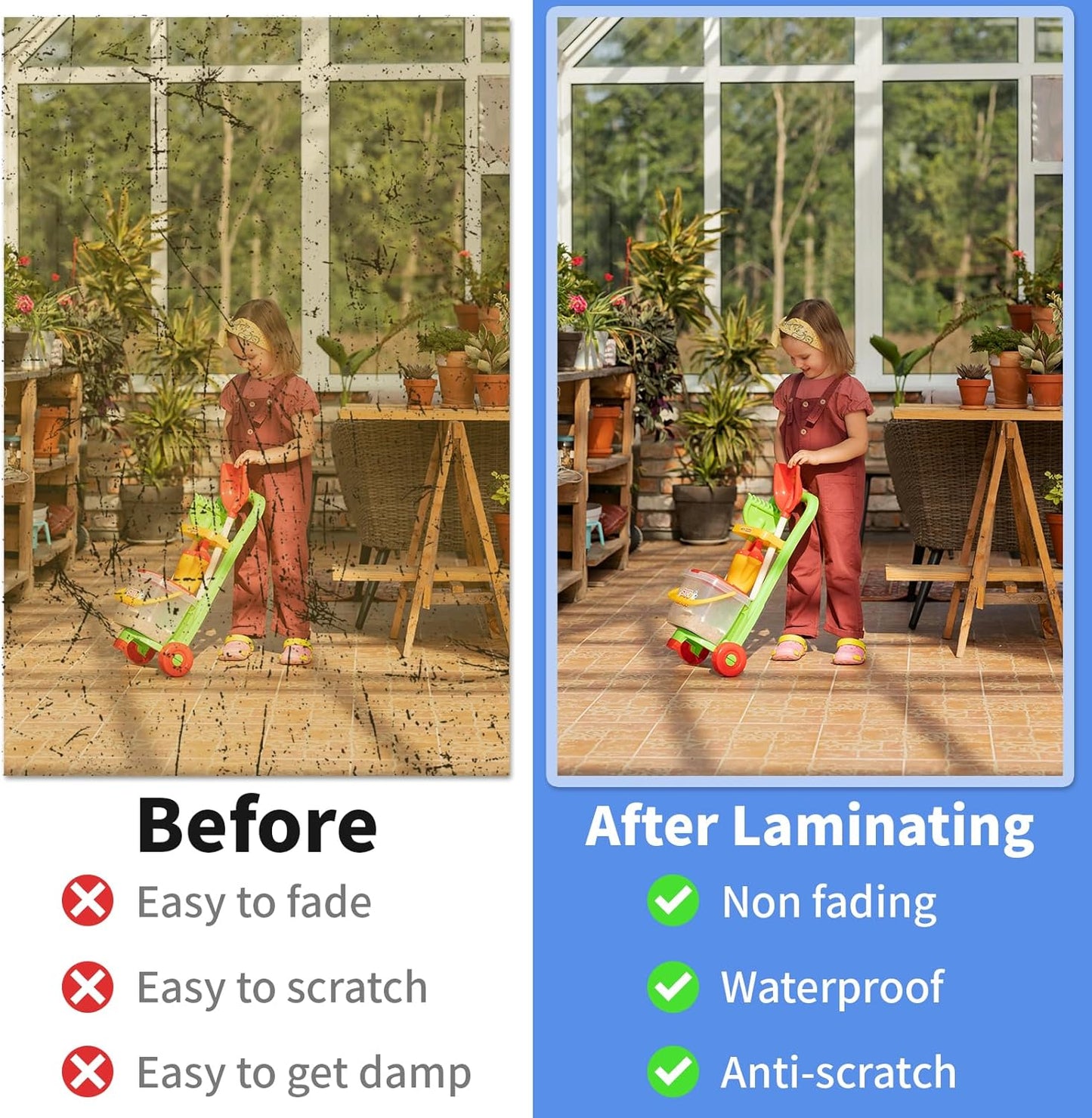 Thermal Laminating Pouches, FungLam Clear Laminating Sheets, 3 Mil Thickness Thermal Laminating Sheets, 9×11.5 Inch Laminator Sheets for Laminators, Clear Plastic Letter Size Sheets, 50 Pack.