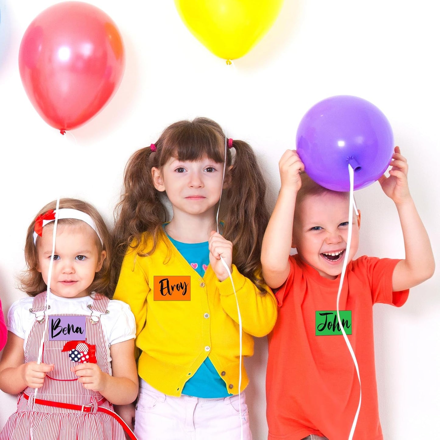 YSHIHE Colored Labels Stickers 3" x 2" Large Color Coding Labels in 12 Assorted Colors Rectangle Name Tags Moving Labels - 480 Pack