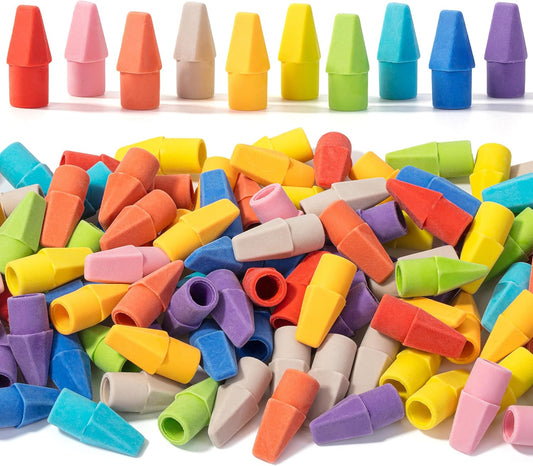 Mr. Pen- Pencil Erasers Toppers, 120 Pack, Colorful, Latex Free, No Smudge, Mr Pen Erasers for Pencils, Pencil Top Erasers, Eraser Caps, Eraser Tops