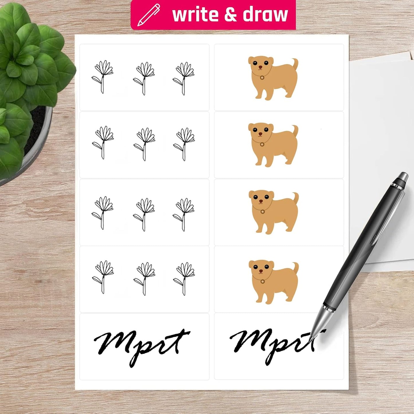 MPRT 2" x 4" Shipping Address Labels 10000 Label Stickers Paper for Laser & Inkjet Printer 10 per Page Printable Mailing Labels - Matte, 1000 Sheets