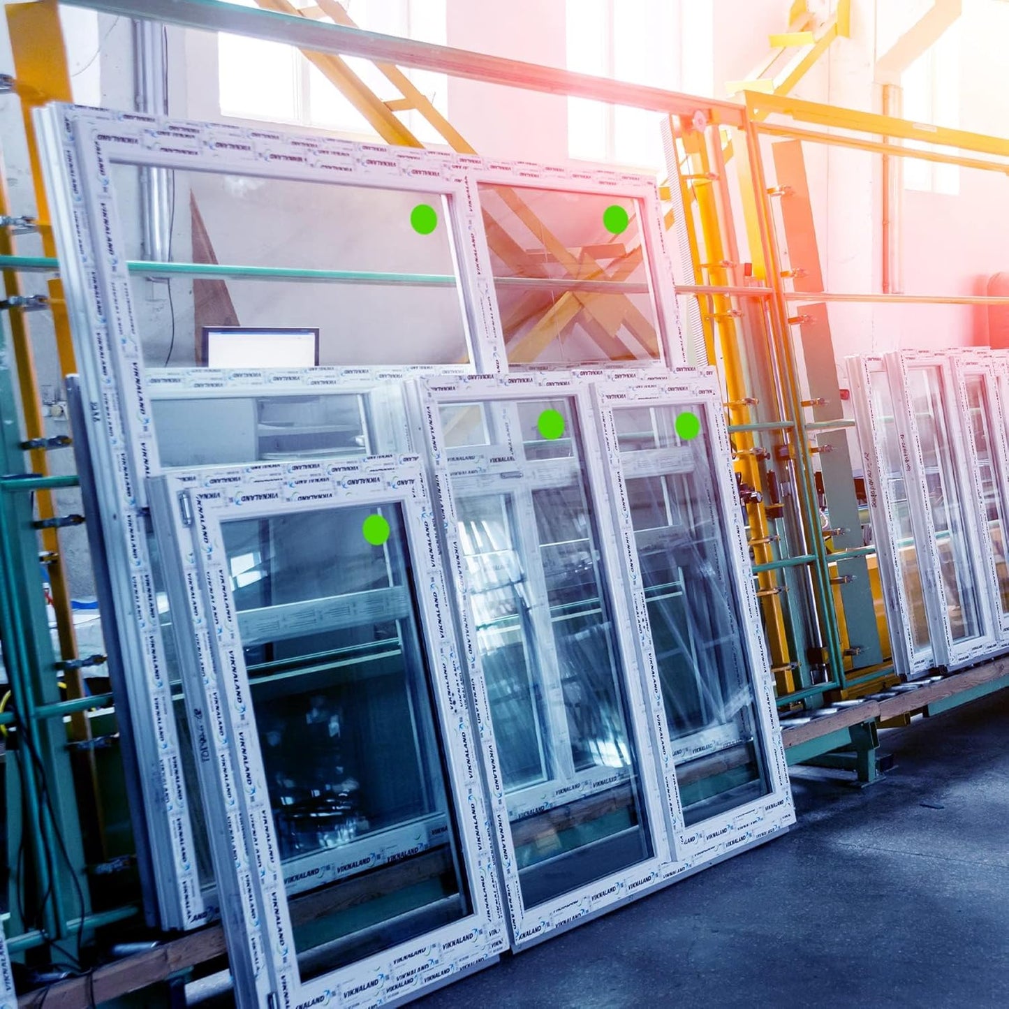 ChromaLabel 3 Inch Round Label Permanent Color Code Dot Stickers, 500 Labels per Roll, Orange