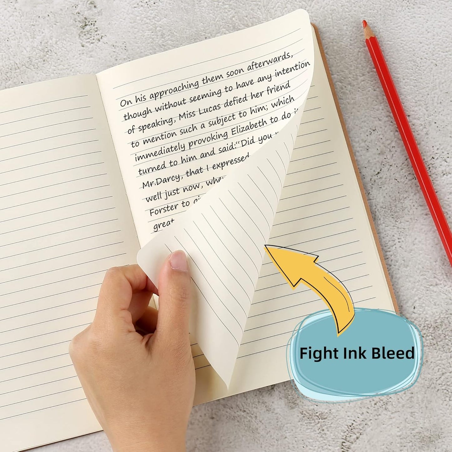 24 Pack College Ruled Notebook & Journal Bulk, Kraft Cover, Line Thick Paper, A5 Size, 5.5x8.3 inch, 60 Pages, Small Subject Note Pad Planner Set for Women Men Kids Traveler Student Office