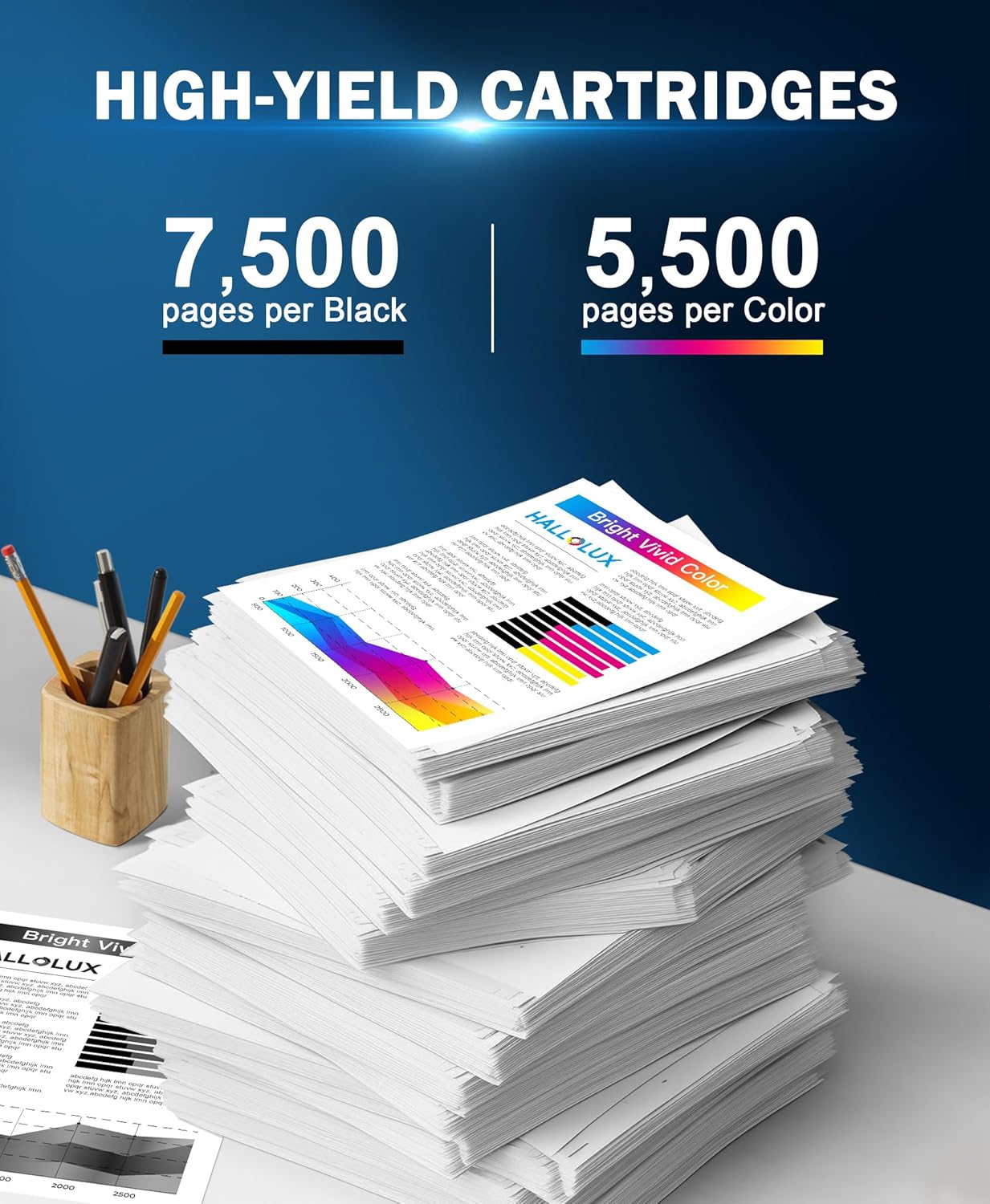 HALLOLUX 210X 210A Toner Cartridges 4 Pack (with Chip) Replacement for 210X W2100X 210A W2100A Compatible with Color MFP 4301fdw 4301fdn Pro 4201dw 4201dn Series Printer Toner (4-Pack)