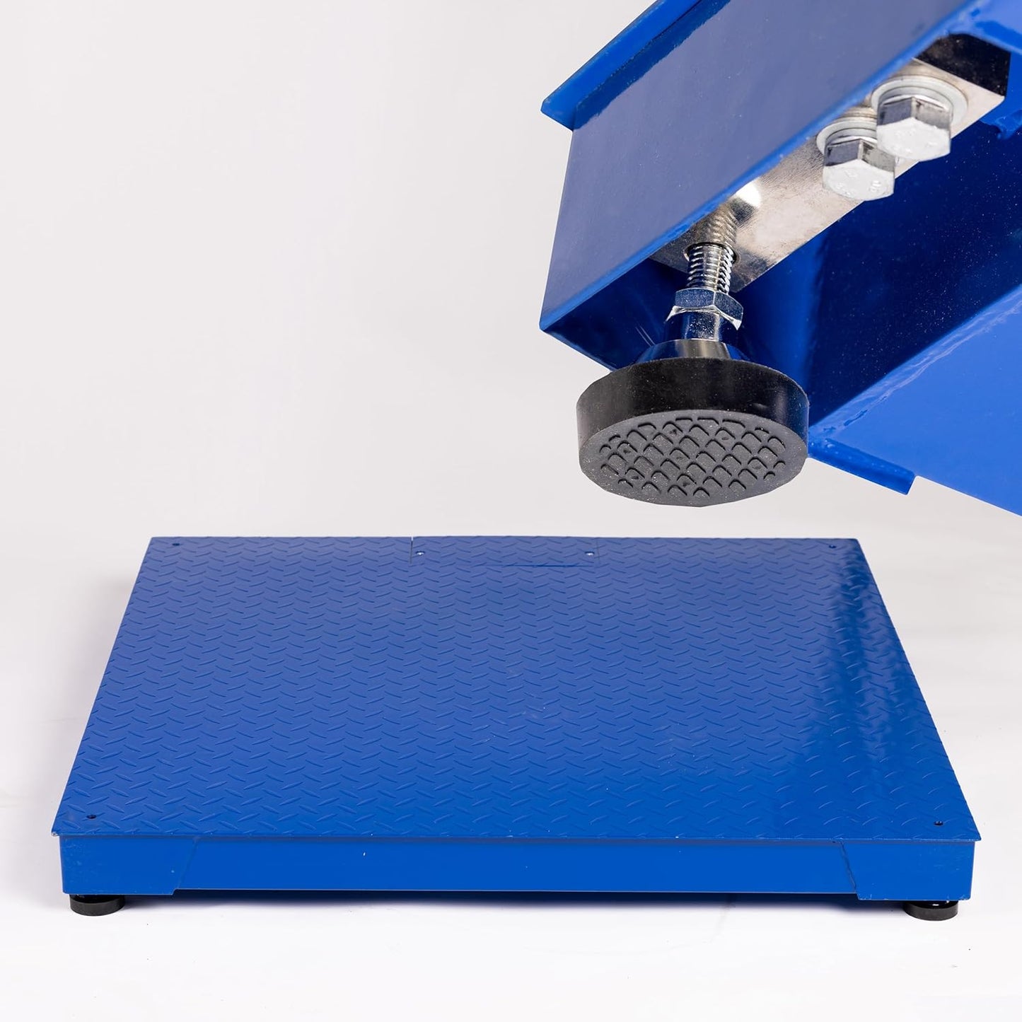 PEC Tools FS Series Professional Grade Steel Floor Scale - Heavy-Duty Pallet Scale and Shipping Scale for Industrial Use - Weighing Scale for Packages Up to 1000x0.1lb - 24x24