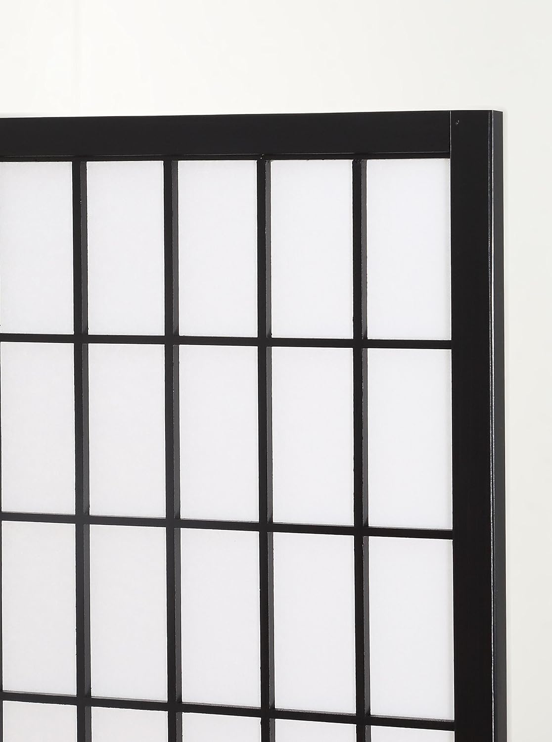 NicBex Room Divider 4 Panel Room Dividers with Oriental Style Partition Room Dividers and Folding Privacy Screens Wall Divider for Home, Office, Room Separation,72" W x 2" D x 72" H, Black