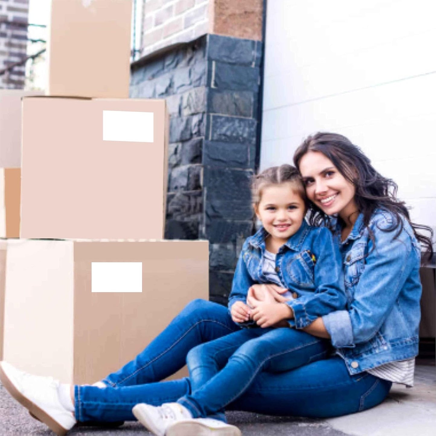 PARLAIM 3 x5 inch Rectangle Sticker Labels Adhesive Color Coding Stickers, 250PCS Inventory Label Tags for Business, School, White