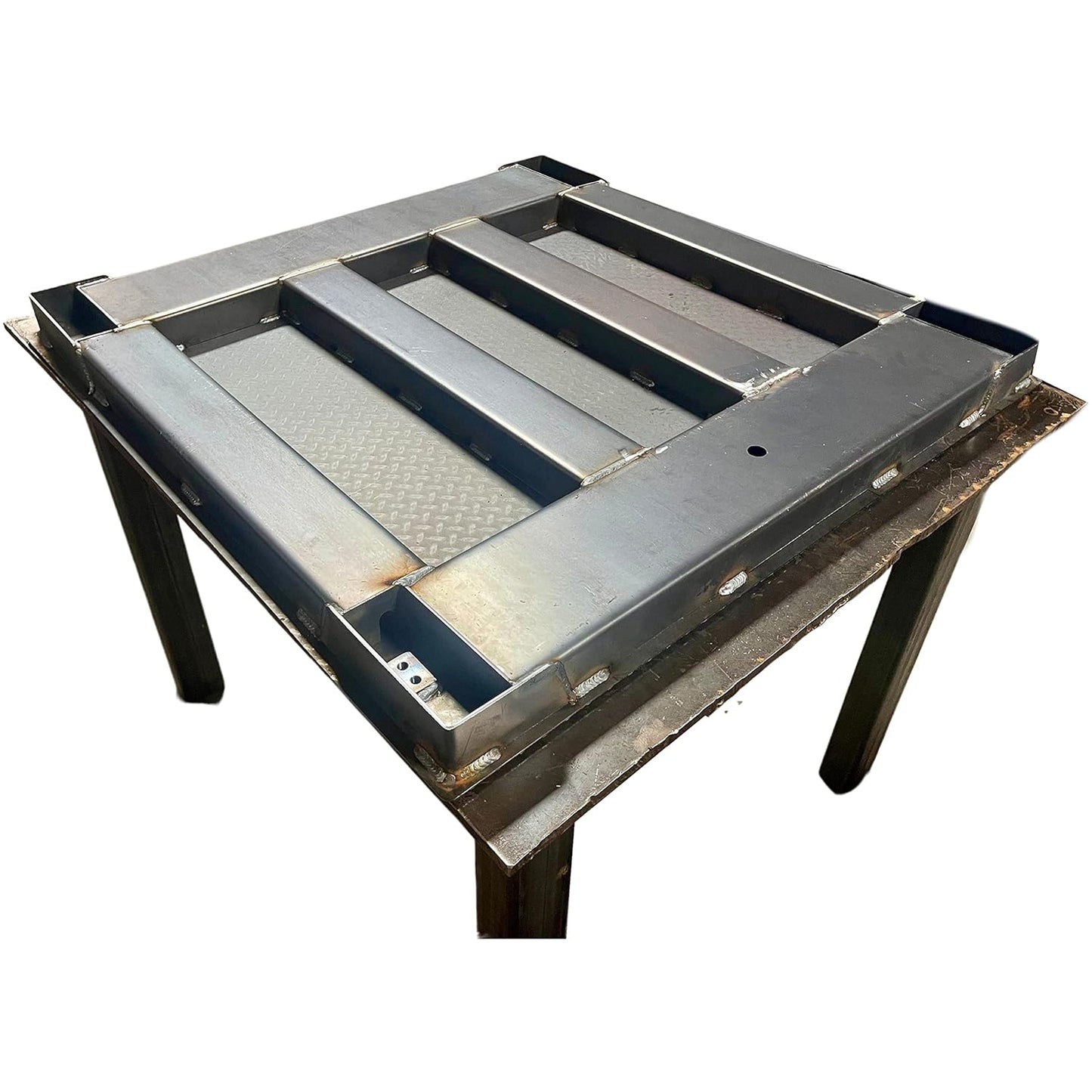 Industrial Floor Scale with Indicator, Accurate Digital 48" x 48" (4’x4’) Pallet Scales for Warehouse or Shipping Weighing NTEP Certified (Legal for Trade) (2500 lbs x 0.5 lb)
