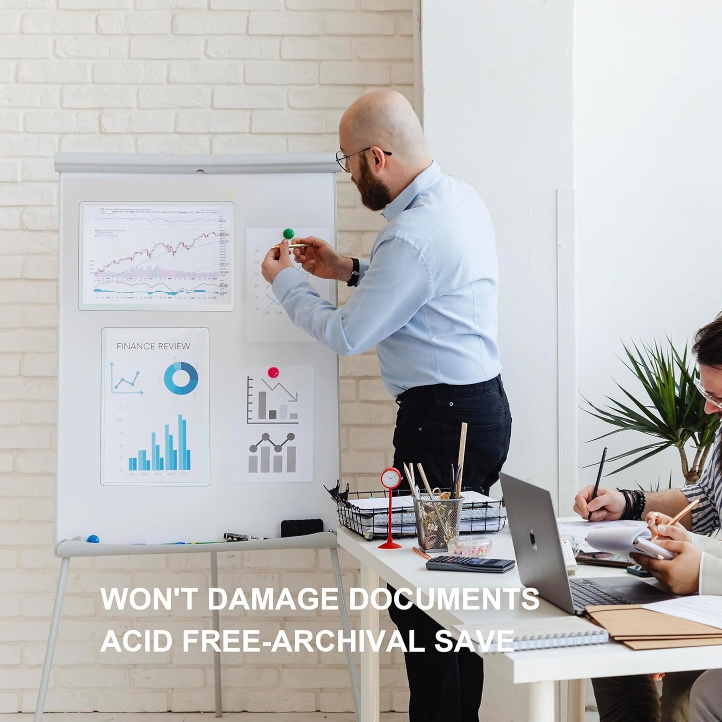 Magnetic Sign Holder, 8 1/2”×11” 20 Pack, Rigid Magnetic Document Holders Can be Used as Magnetic Picture Frame for Locker/Refrigerator, Ideal for Office,School,Home Children Artwor and Business etc