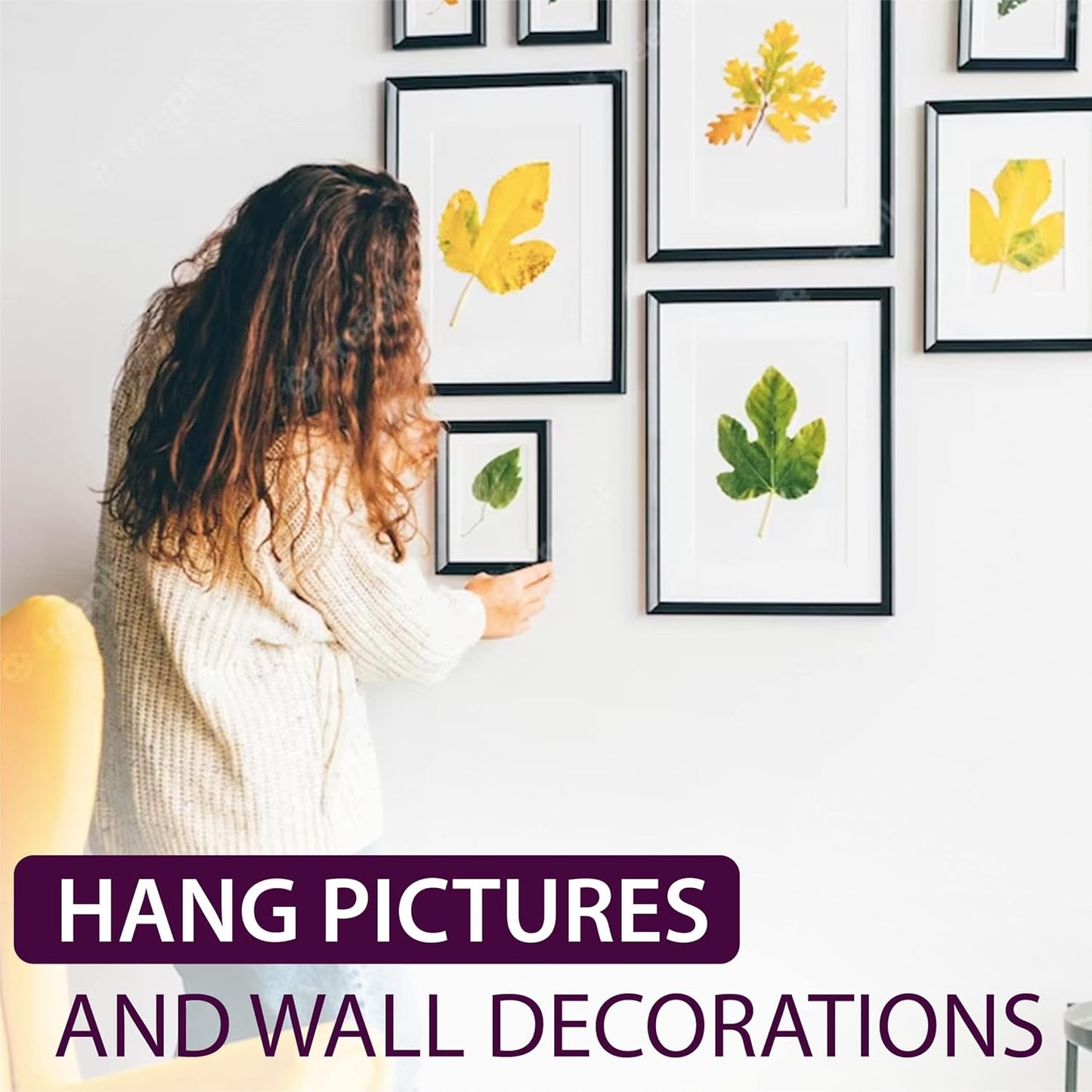 Sticky Mounting Putty 500PCs - White Sticky Tack for Wall Hanging - Poster Putty Removable - Adhesive Mounting Putty Squares for Picture Hanging Crafts - Tacky Putty Wall Adhesive