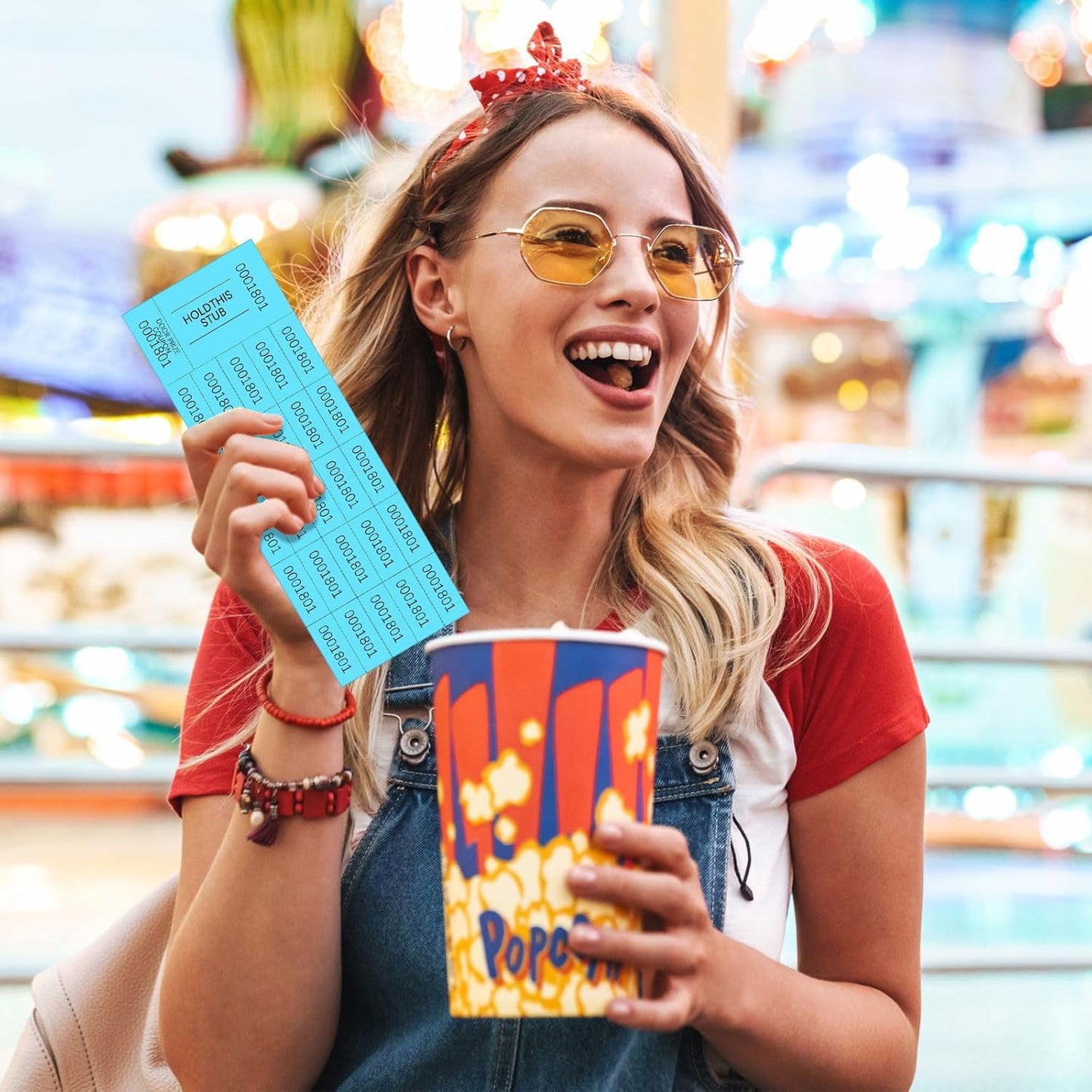 Kosiz 1200 Sheets Raffle Ticket Sheets Blue Chinese Auction Tickets with 25 Bid Numbers Per for Fundraising Basket Silent Auction Activity Fundraiser Prizes Church Events