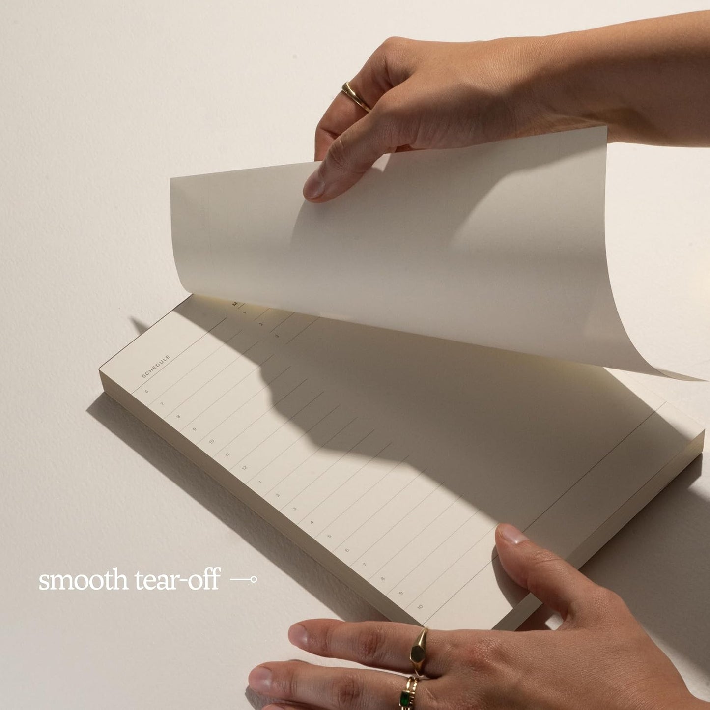 Daily and Weekly To-Do List Notepad – Desk Pad for Work and Study, Minimal, 8x6 Inches