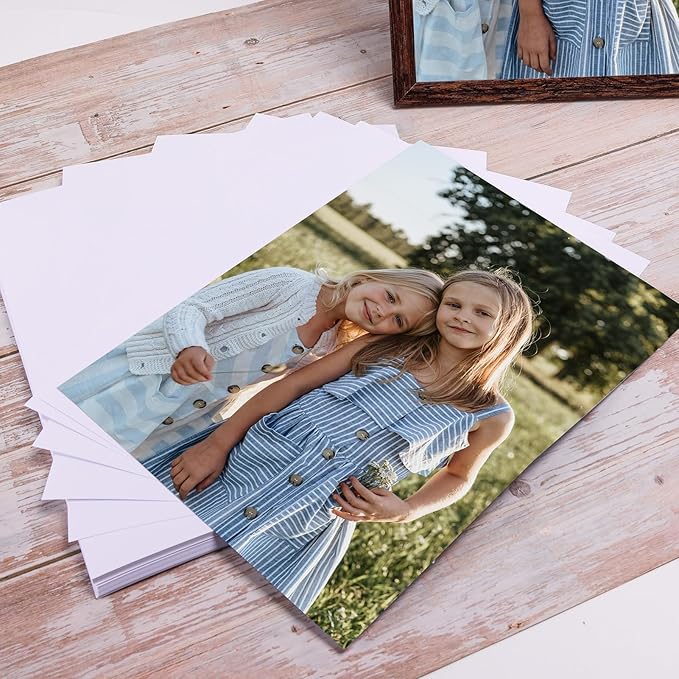ZBEIVAN 4x6 Photo Paper, Glossy Photo Papers 200 Sheets, 4 x 6 Inkjet Printer Photo Paper for Dye Ink, 200 GSM