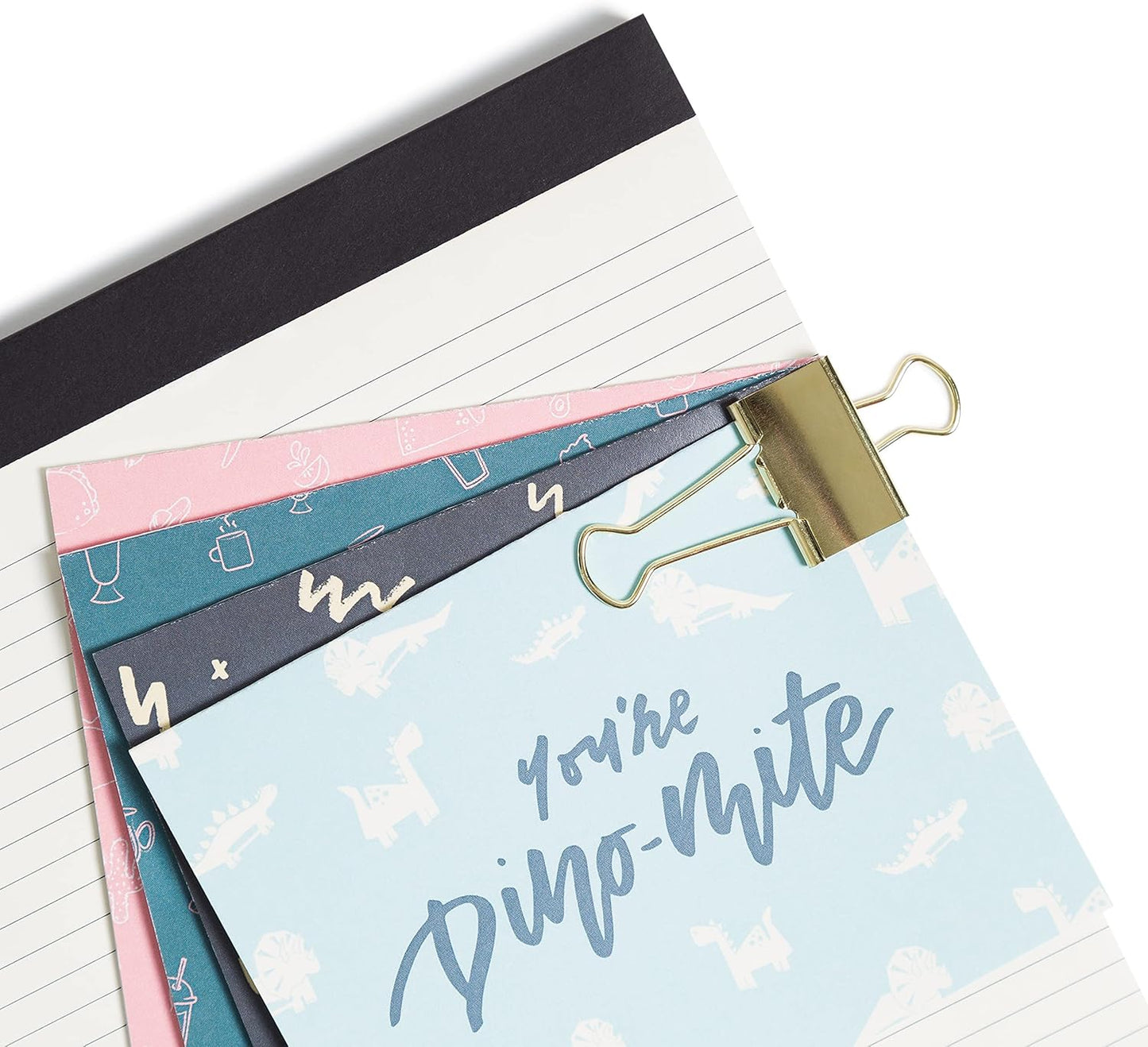 U Brands Binder Clips, Medium (32mm), Gold, 72 Count