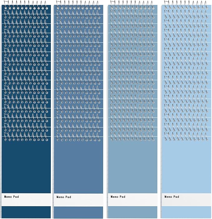 Thenshop 100 Pads Spiral Memo Bulk 3'' x 5'' Top Bound Memo Book 60 Sheets Small Mini Notebooks Lined Wire Bound Pocket Steno Book for Home, Office, School (Fresh Colors)