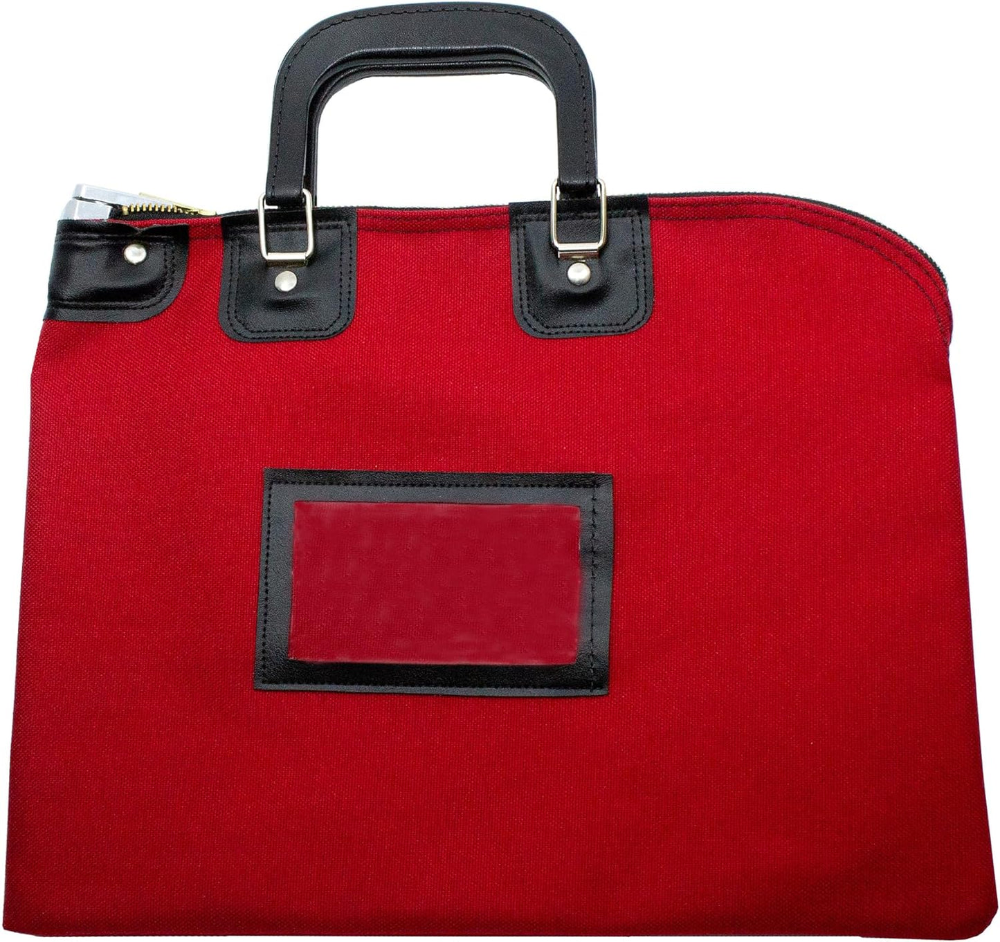 Fire Resistant Security Money Bag with Lock, Water Repellent, Safe Storage, Protects Important Valuables, 15 x 11 Inch (Red)