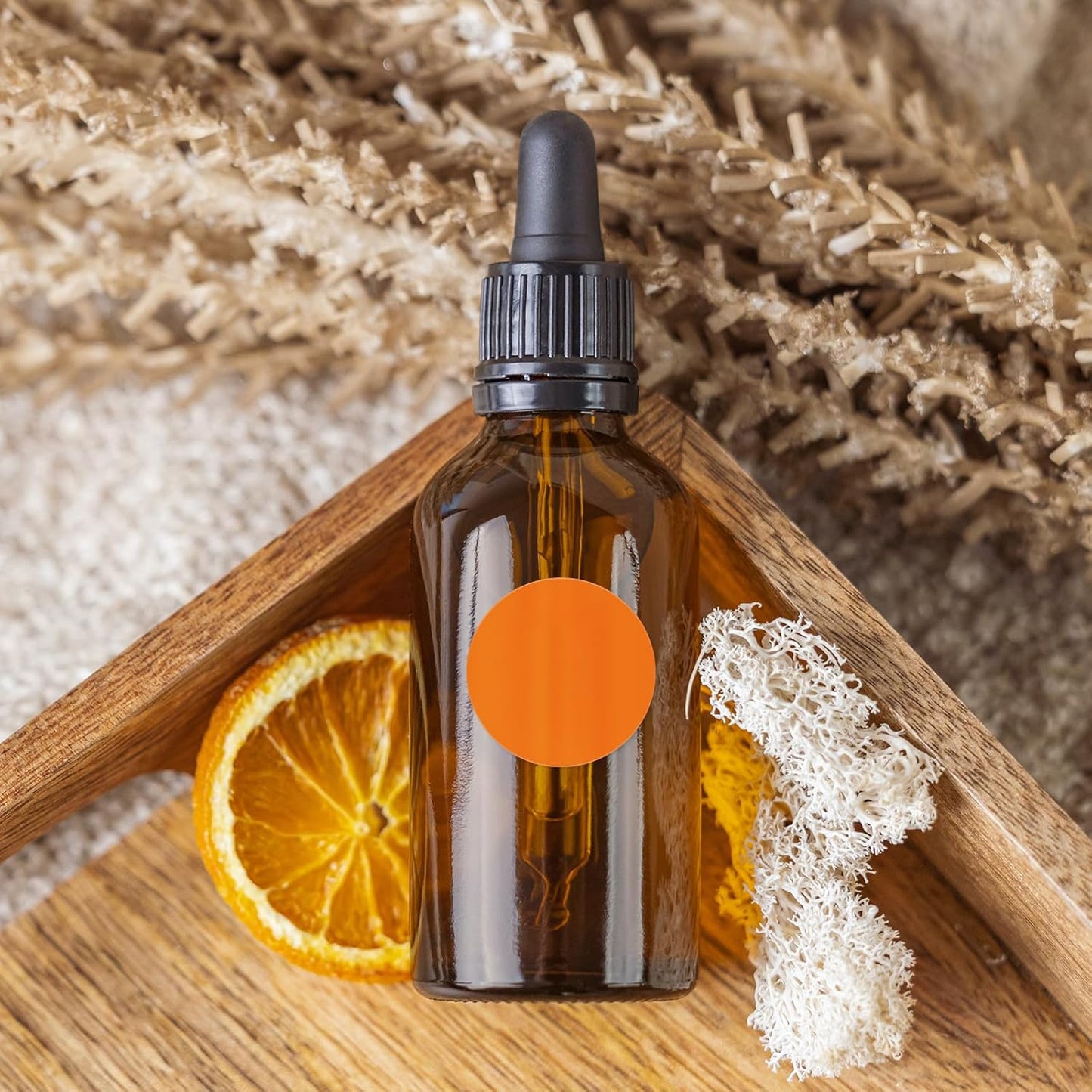 Orange Dot Stickers 2 Inches Round Sticker, Circle Colored Labels Color Coding Labels for Office Classroom Toddlers Activity 80 Pieces