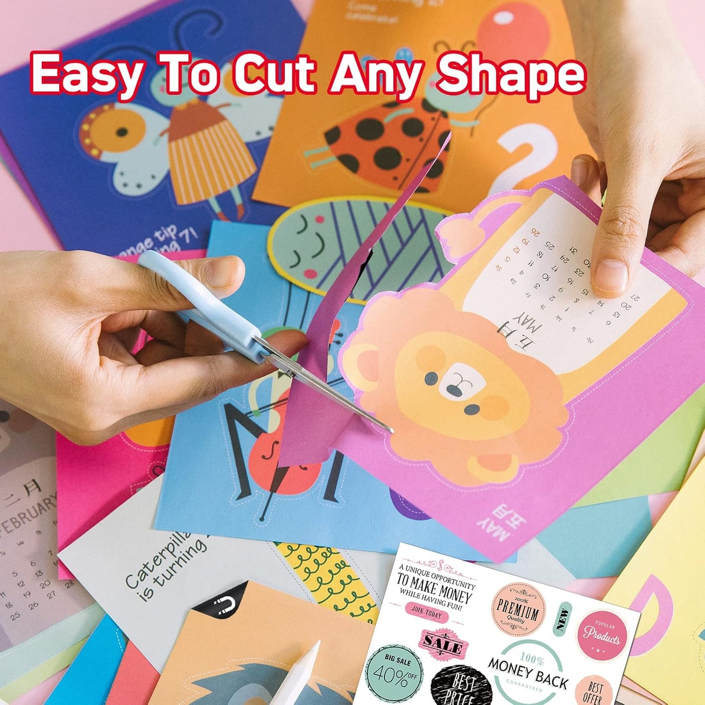 100 Sheets Bulk Printable Magnet Matte Sheets for inkjet printer Make Refrigerator Photo 13.5mil 8.5 x 11 inches Thick magnetic printer paper for cricut