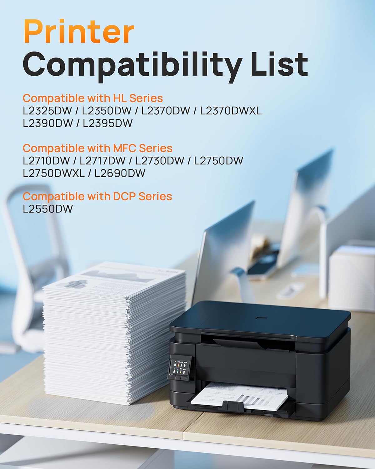 E-Z Ink TN760 Compatible Toner Cartridges Replacement for Brother TN-760 TN730 TN-730 to Use with MFC-L2710DW MFC-L2750DW HL-L2350DW HL-L2370DW HL-L2395DW HL-L2390DW DCP-L2550DW (Black, 2 Pack)