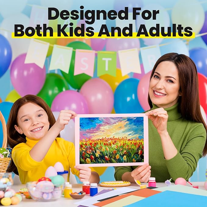 Harloon 500 Sheets Construction Paper Bulk Heavyweight A4 Size Thick Construction Paper Cardstock for DIY Craft Supplies(120 GSM,Multi Colors)