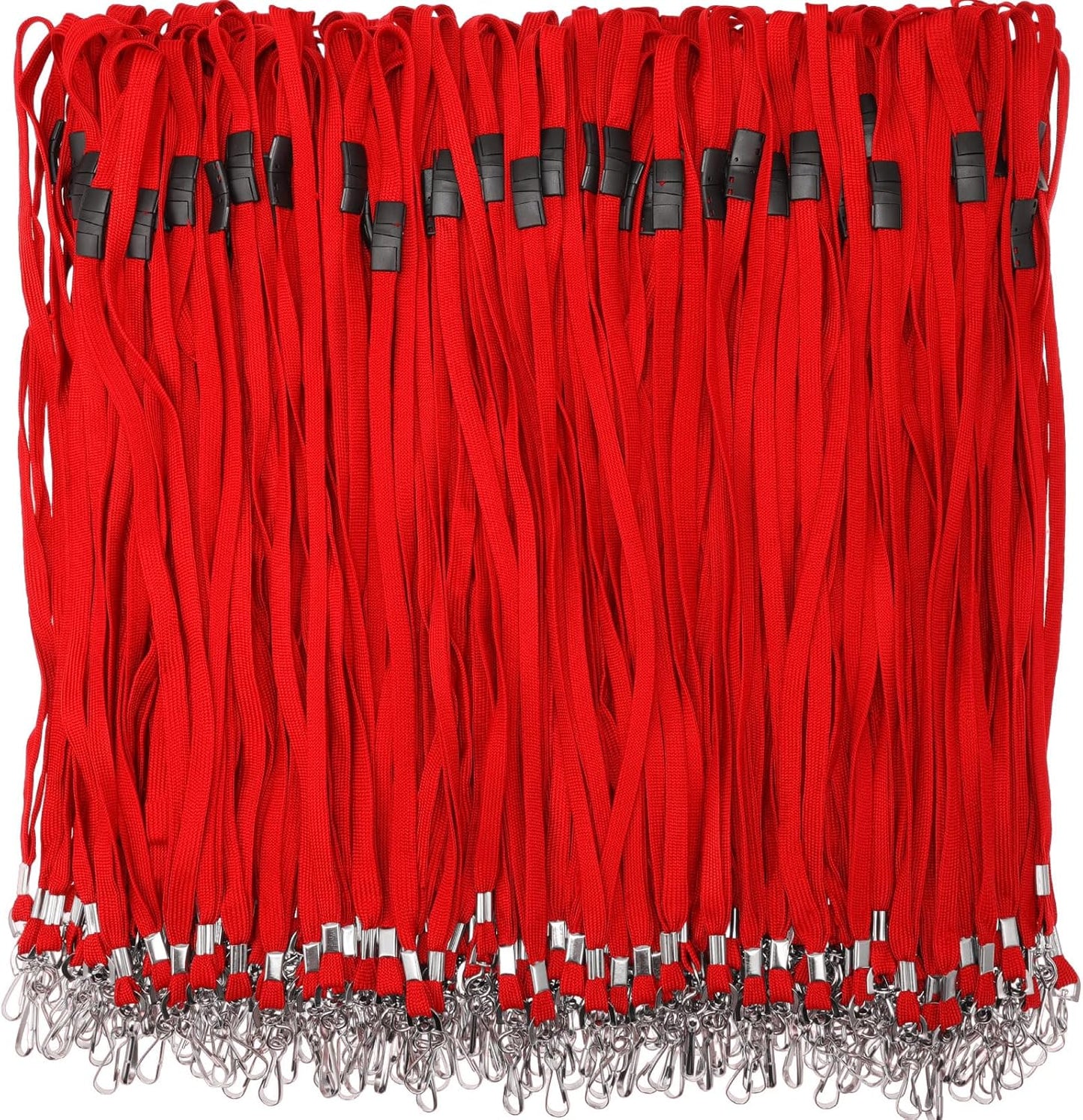 Windyun Breakaway Lanyards for ID Badges Bulk Lanyards Strap with J Hook Flat Lanyards School and Office Supplies