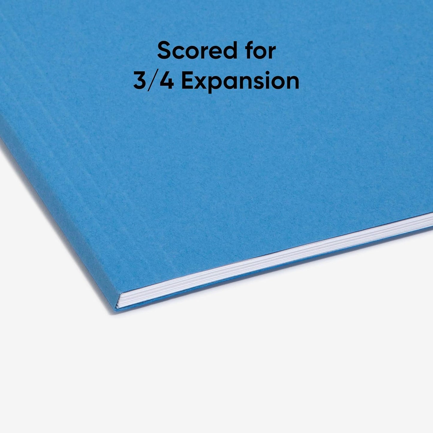 Smead Standard Hanging File Folders, 25 Count, Blue, 1/5-Cut Adjustable Tabs, Letter Size (64060)