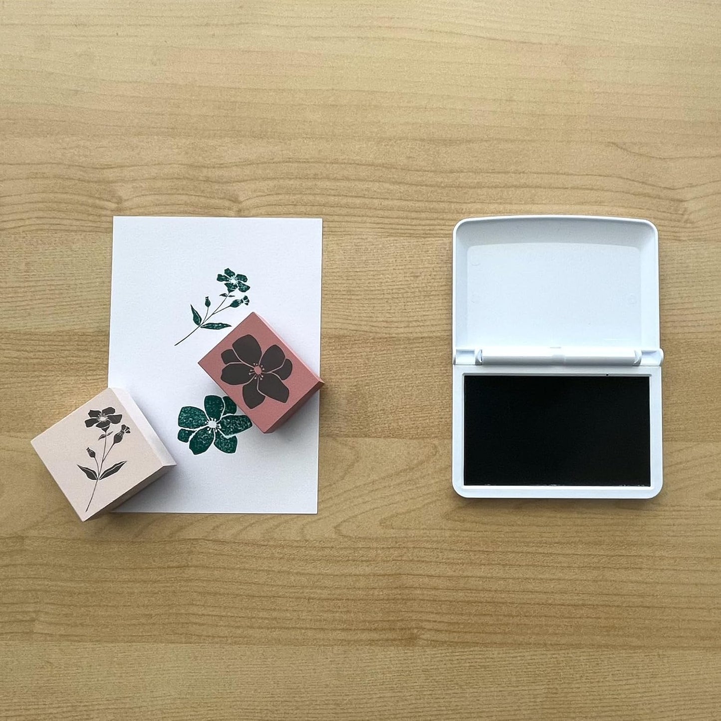 COLOP Make Series, Ink Stamp Pads, with Non-Toxic Premium Ink, Water-Based Acid-Free (Fir Forest, Make 1-1-15/16" x 3-1/2")