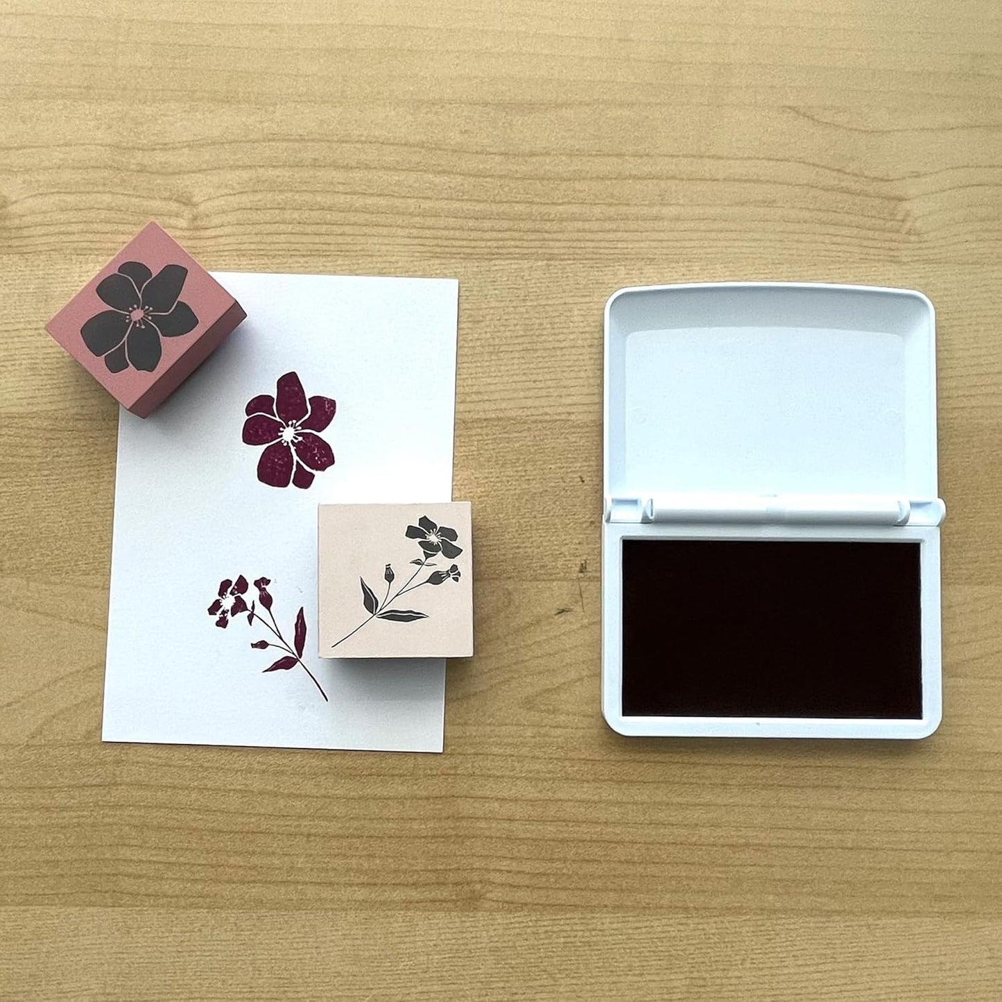 COLOP Make Series, Ink Stamp Pads, with Non-Toxic Premium Ink, Water-Based Acid-Free (Cozy Red, Make 3-3-1/2" x 6-1/4")