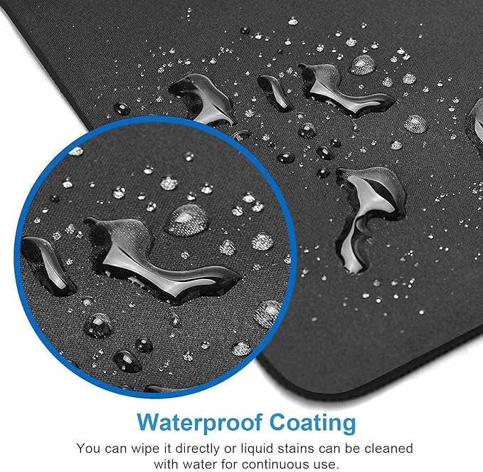 Blue Flower Mouse Pad,Cute Floral Mouse pad,Custom Small Mouse Pads with Designs,Portable Office Non-Slip Rubber Base Wireless Mouse Pad for Laptop