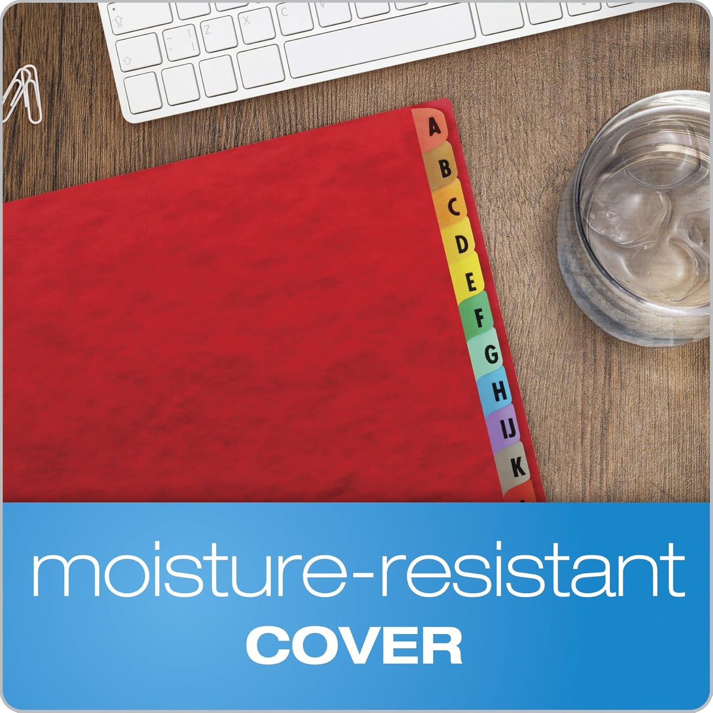 Pendaflex Expanding Desk File, Alphabetic (A–Z), Letter Size, Red, Each (11017)