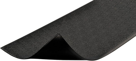 Notrax 411 Sof-Tred™ 2' x 3' x 9/16" Anti Fatigue Mat, Enhanced Slip Resistance with Beveled Edges and Pebbled Surface, Ideal for Industrial and Commercial Workplaces, Black, 411S0423BL