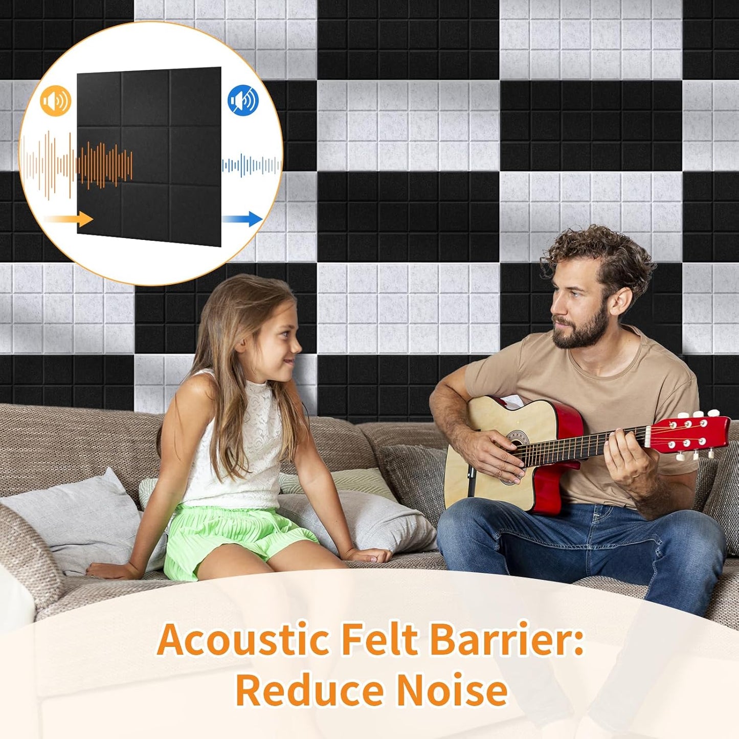 Smarpau Large Cork Board 12 Pack, Black Bulletin Board for Walls 48"x36", Pin Board with 35 Pushpins 50 Removable Security Stickers, Cork Wall Tiles for Home School Decor